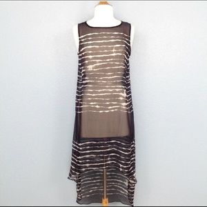 Zara | Sheer Hi-Lo Dress or Swimsuit Coverup